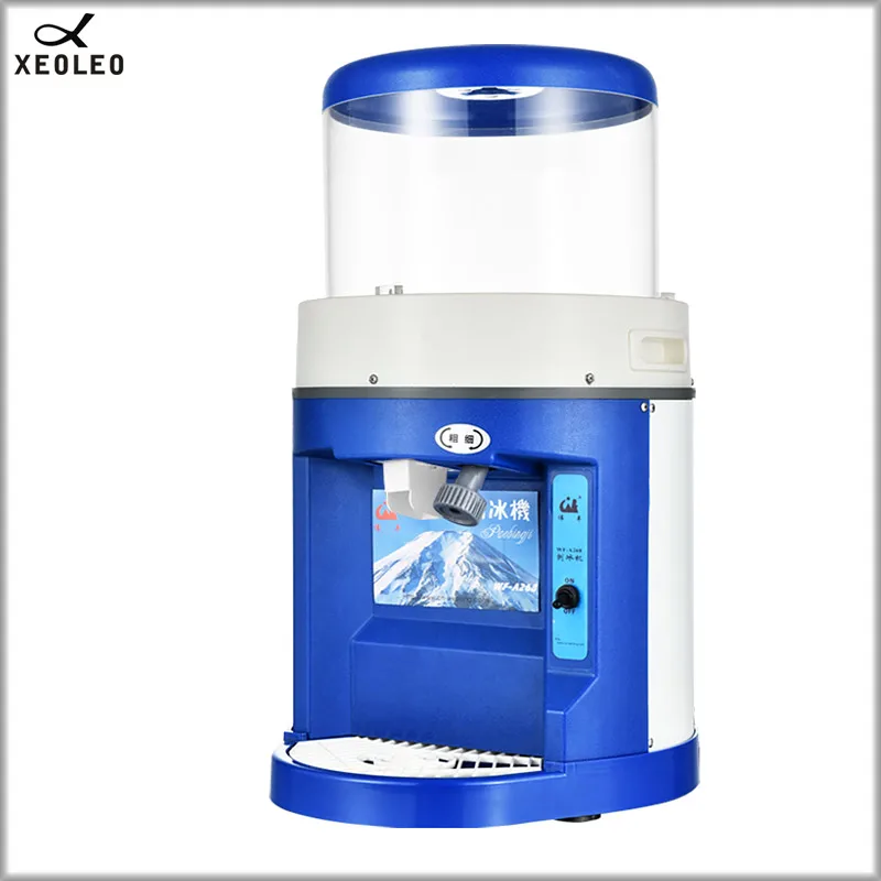 

XEOLEO 250W Commercial Electric Cube Ice Crusher Shaver Machine For Coffee MilkTea snow cone machine 110V/220V 120Kg/h