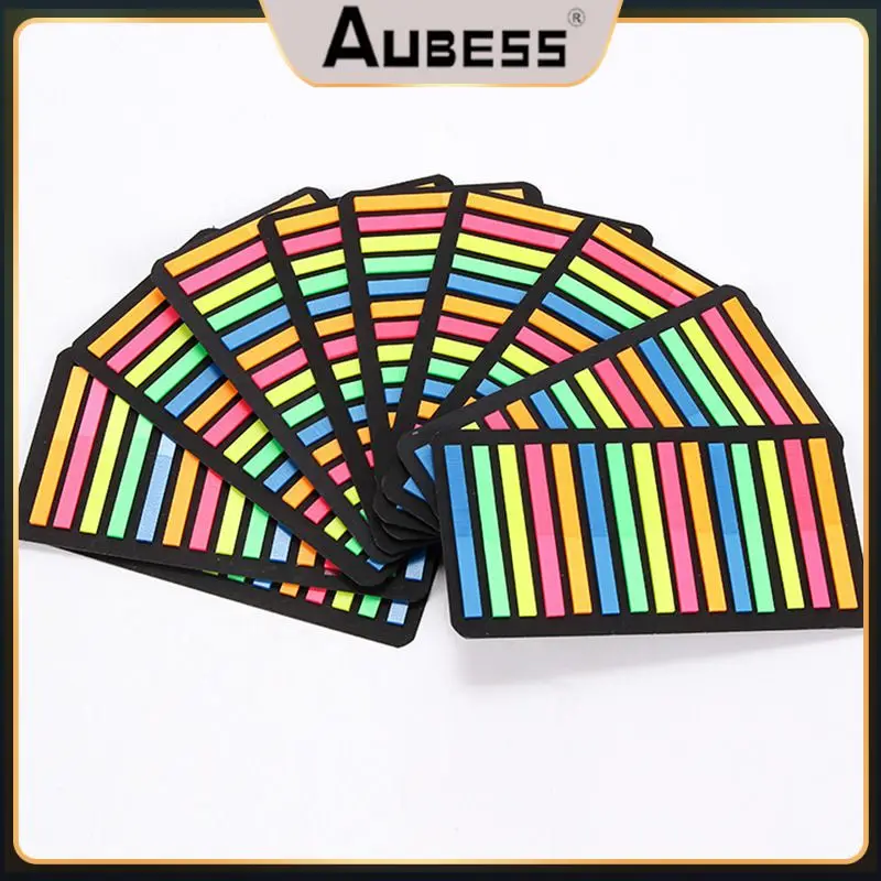 

Thin Strips Self Adhesive 300 Sheets Memo Sticker Reading Aid Colorful Bookmark Office Stationery Supplies Sticky Notes Memo Pad