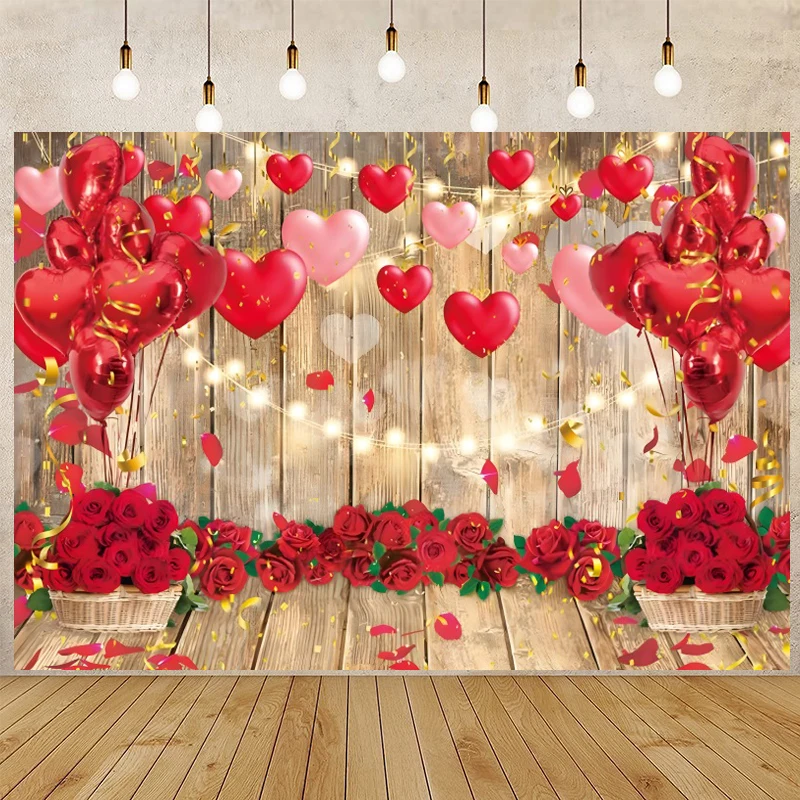 

Фотофон для детской фотосъемки с красными розовыми цветами