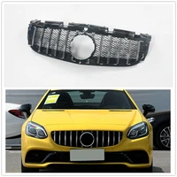 front bumper grill for mercedes benz slc class r172 2017 2018 2019 2020 gt silver