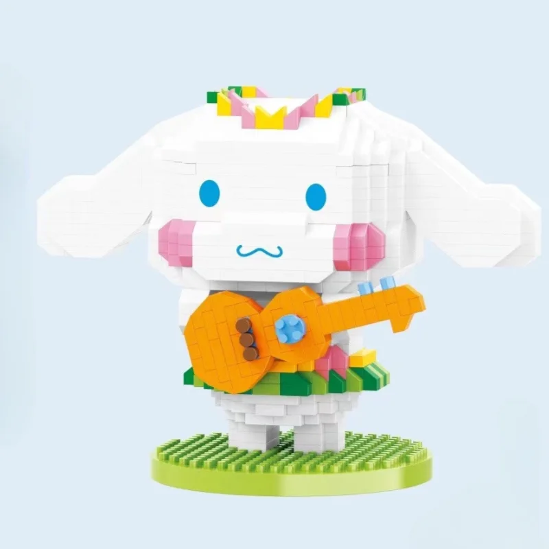 Sanrio миниатюрный строительный блок с изображением собаки из корицы нефрита