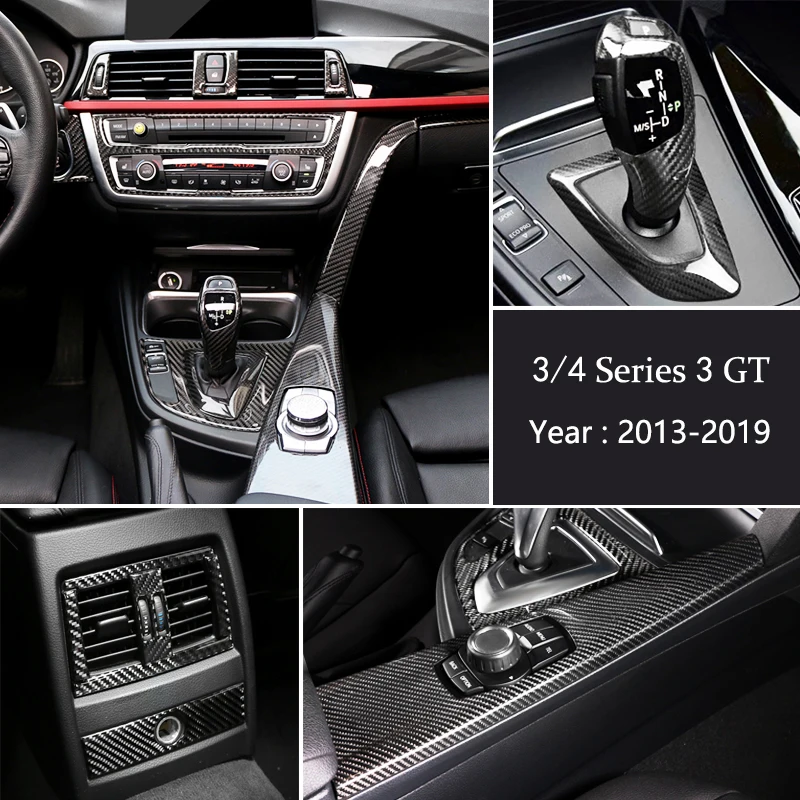 Автомобильная центральная консоль из углеродного волокна кондиционер панель