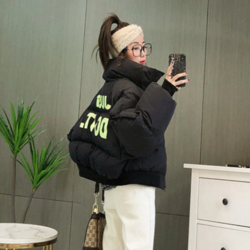 New Winter Coat for Women Bread Jacket Warm Fashion Cotton-padded Jackets Parka Females Korean Short Tops Basic Eco-friendly