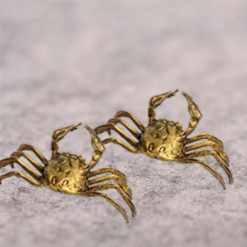 

8-ножной Краб Fortune, украшения для офиса и дома, большие плоскогубцы, фигурки крабов, подарок