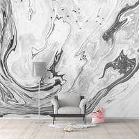 custom 3d mural non woven wallpaper ink wave marble texture painting for wall bedroom living room tv sofa background home decor