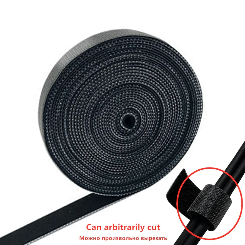 

USB Cable Organizer Winder Cable Organizer Ties Mouse Wire Earphone Cable PC Cord Management Phone Hoop Tape Protector 12.5mm