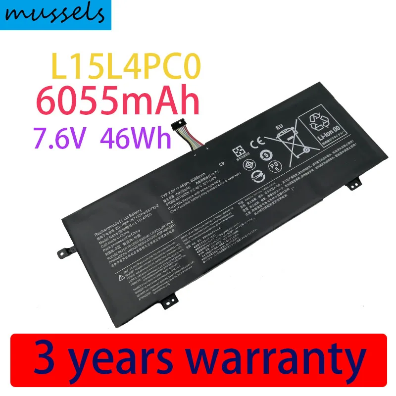 

Оригинальный аккумулятор для ноутбука Lenovo IdeaPad 710S-13ISK K22-80 xiaoxin Air 13 L15M4PC0 L15S4PC0 l15l4 pc0 7,5 V 46wh