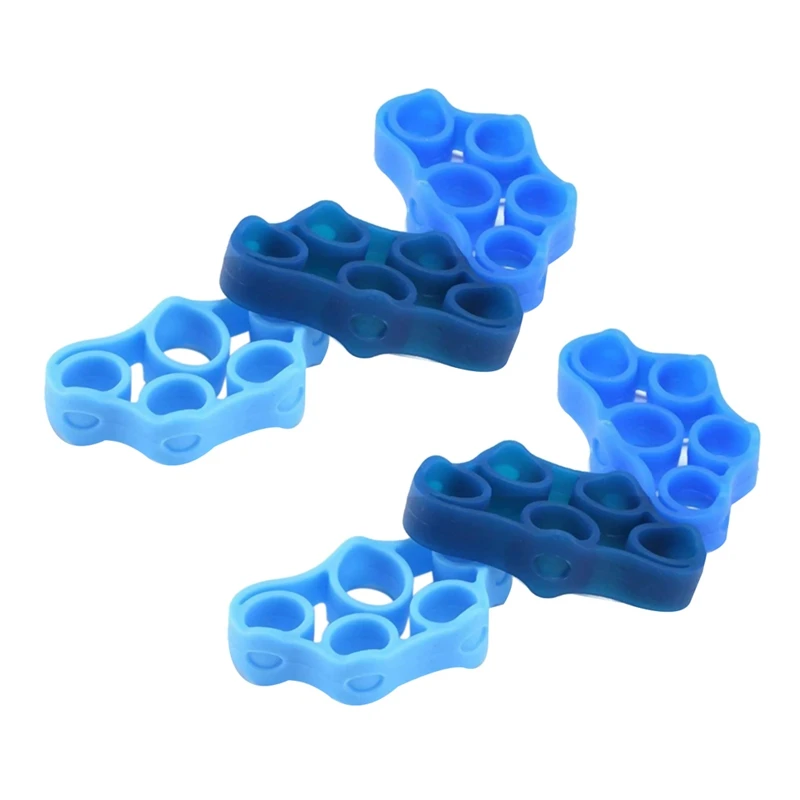 

6X Finger Stretcher Resistance Bands Hand Extensor Exerciser Finger Grip Strengthener Strength Trainer