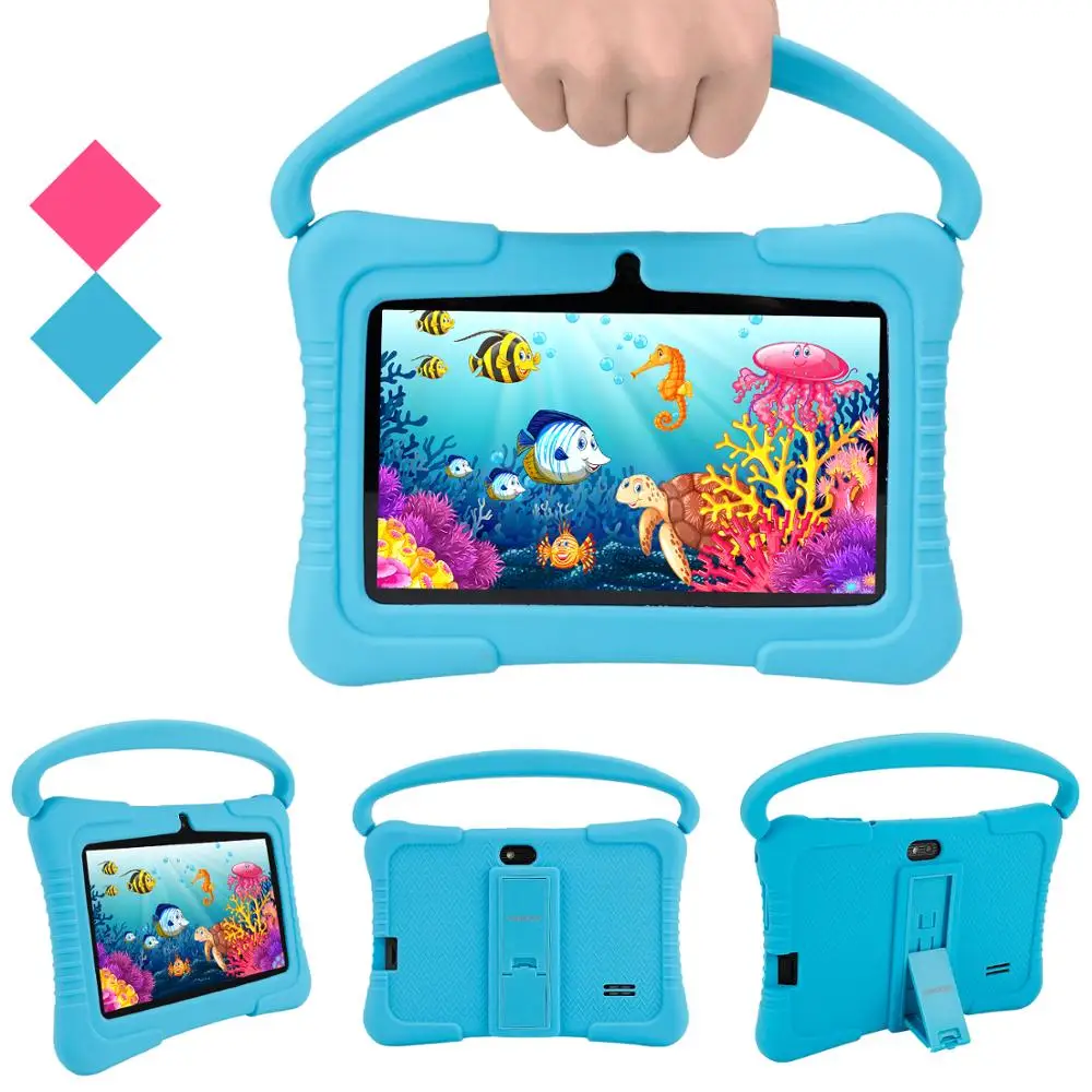 

Best Gift 7 inch Kids Tablet 1GB 16GB Children Pre-Installed Educational APP 1024x600 Screen Android 10 Tablet Pc for Boys Girls