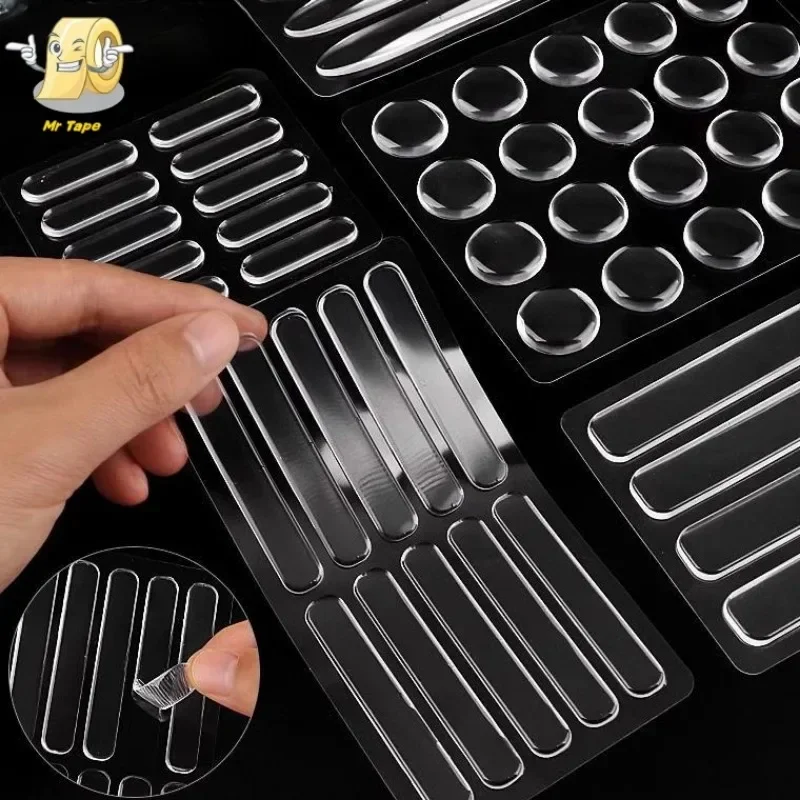 Самоклеящиеся силиконовые бамперы для дверей шкафа