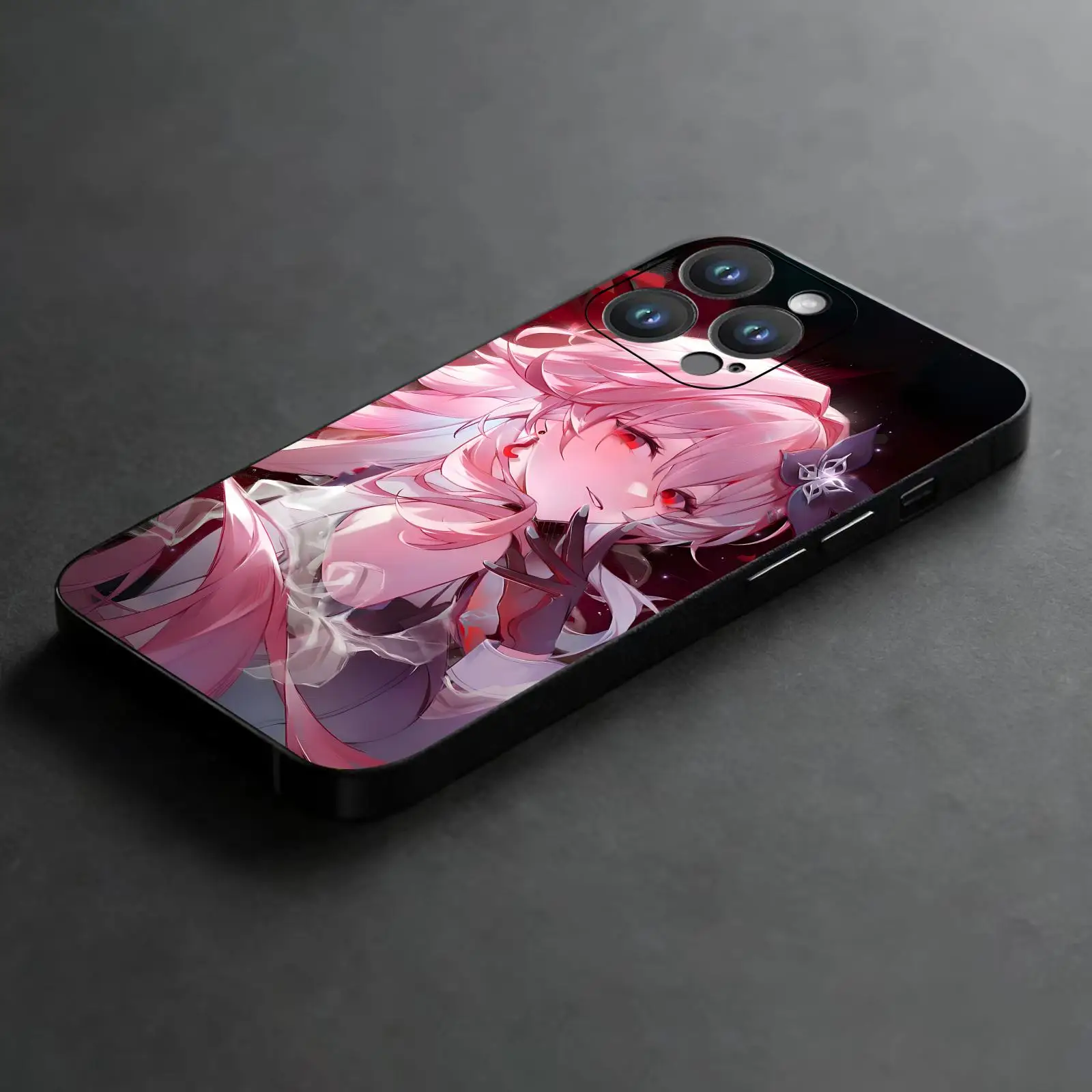 Фото Чехол для телефона Honkai Star Rail Evernight для iPhone 17, 16, 16e, 15, 14, 13, 12 Plus, Mini, Pro, Max, мягкий, черный, противоударный №3