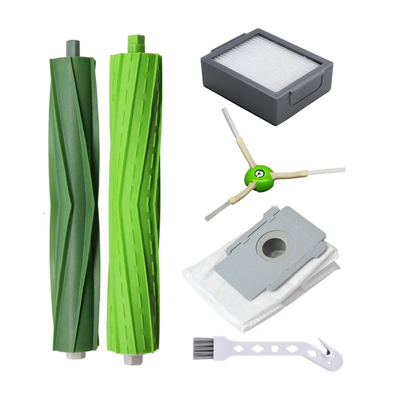 

Roller Brush Hepa Filter Side Brush Dust Bag Kits For Irobot Roomba I7 I7+/I7 Plus E5 E6 E7 Vacuum Cleaner Robot Parts