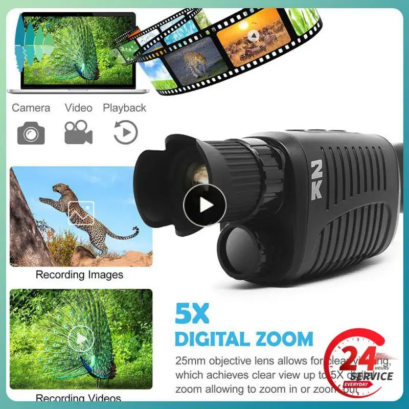 

1/2/3PCS Nigit-sion Goggles Use Monocular Camera Clear At Night 1080p Infrared Night Clear Color Full Function