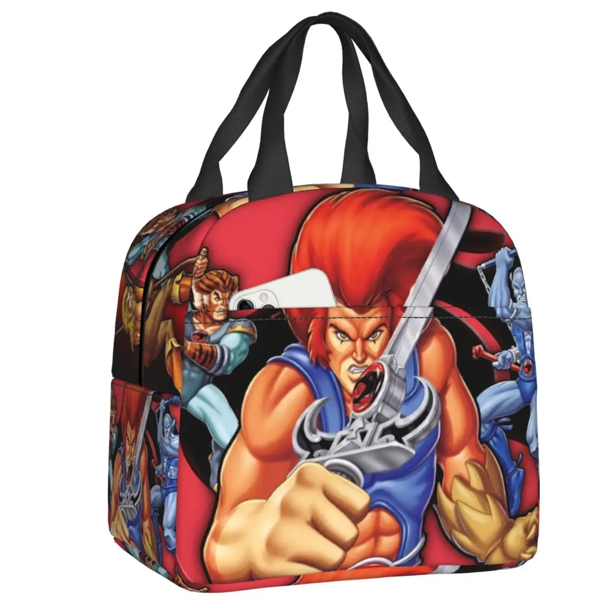 

Anime Thundercats Lunch Box HiMan Cheetara Thermal Cooler Food Insulated Lunch Bag for Women Picnic Reusable Tote Bags