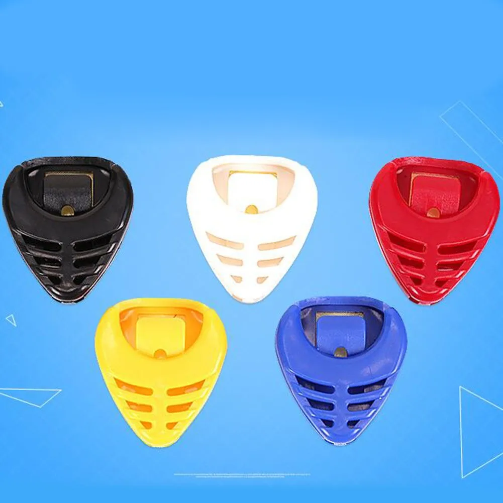 

1pc Guitar Plectrum Holder With 10 Celluloid Colourful Guitar Picks For Acoustic Electric Guitar Bass Instrument Accessories