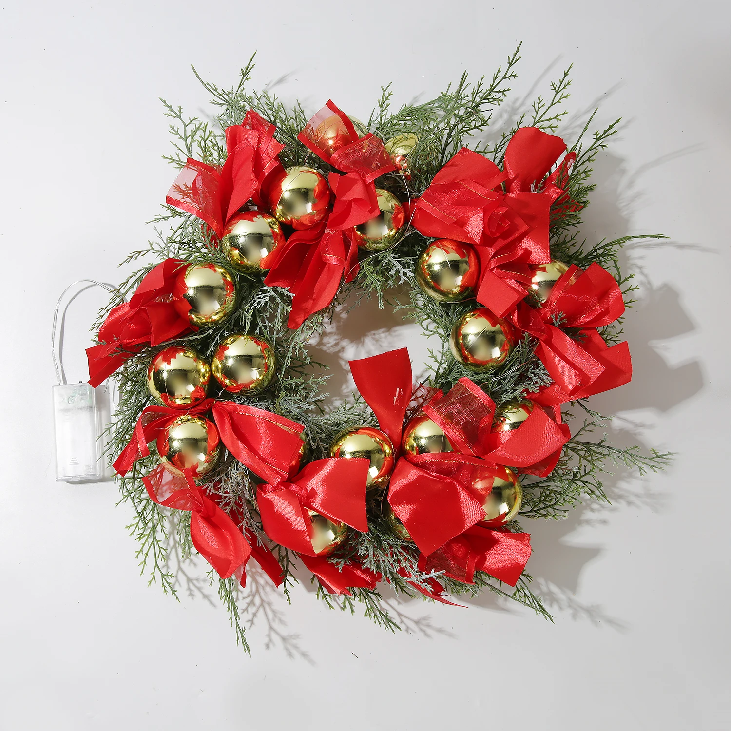 Рождественский венок светодиодный теплый белый женский светильник новогодний