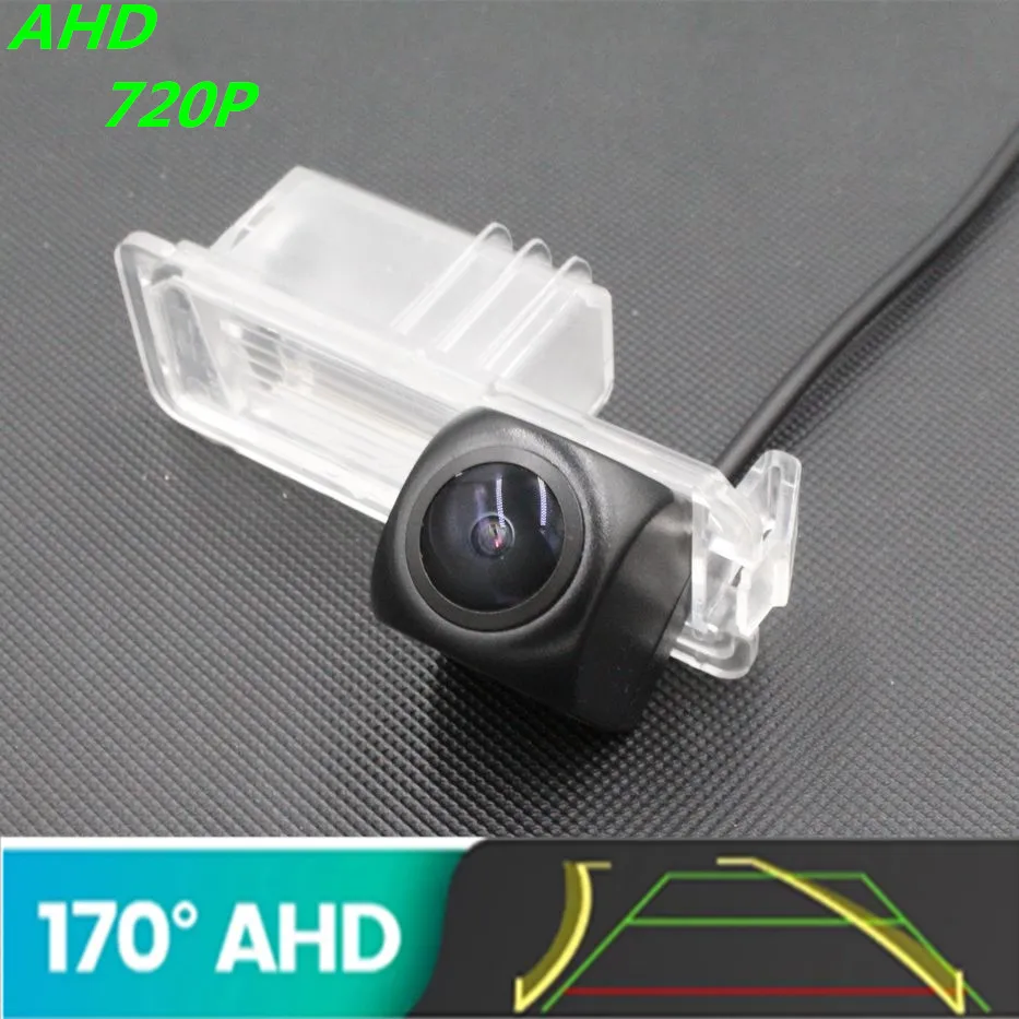 

AHD 720P Trajectory Fisheye Car Rear View Camera For Volkswagen VW golf MK6 MK7 2009-2020 Passat B7 Reverse Vehicle Monitor