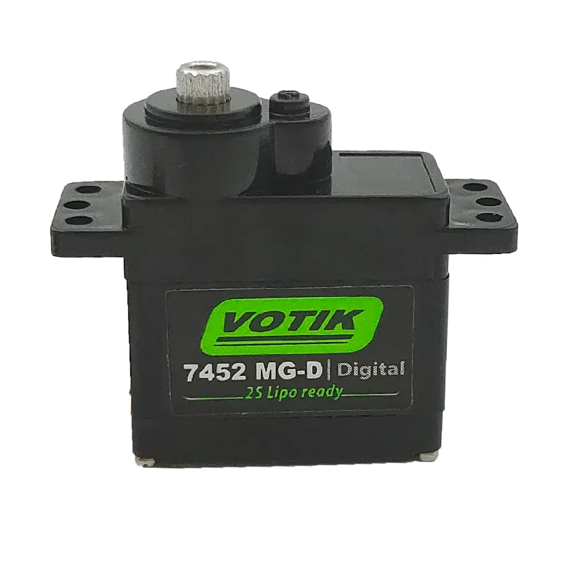 Цифровой сервопривод PTK & VOTIK 7452MG-D 9g, металлическая Шестерня для EPP F3P, планер, радиоуправляемая модель автомобиля, вертолета, самолета Hitec, аналогичный уровень