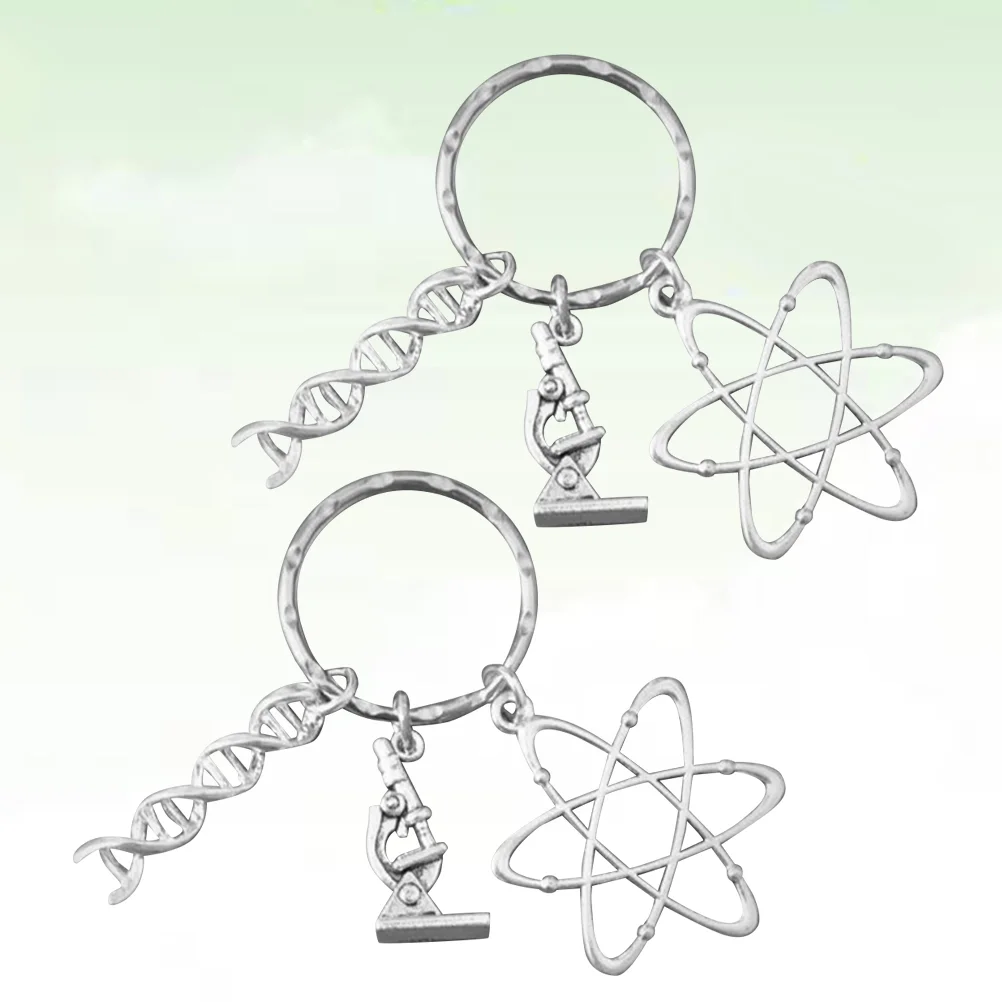 

Keychain Gift Graduation Key Jewelry Handbag Charms Backpack Chain Metal Pendent Car Science Lovers Physicist Keepsake Gifts