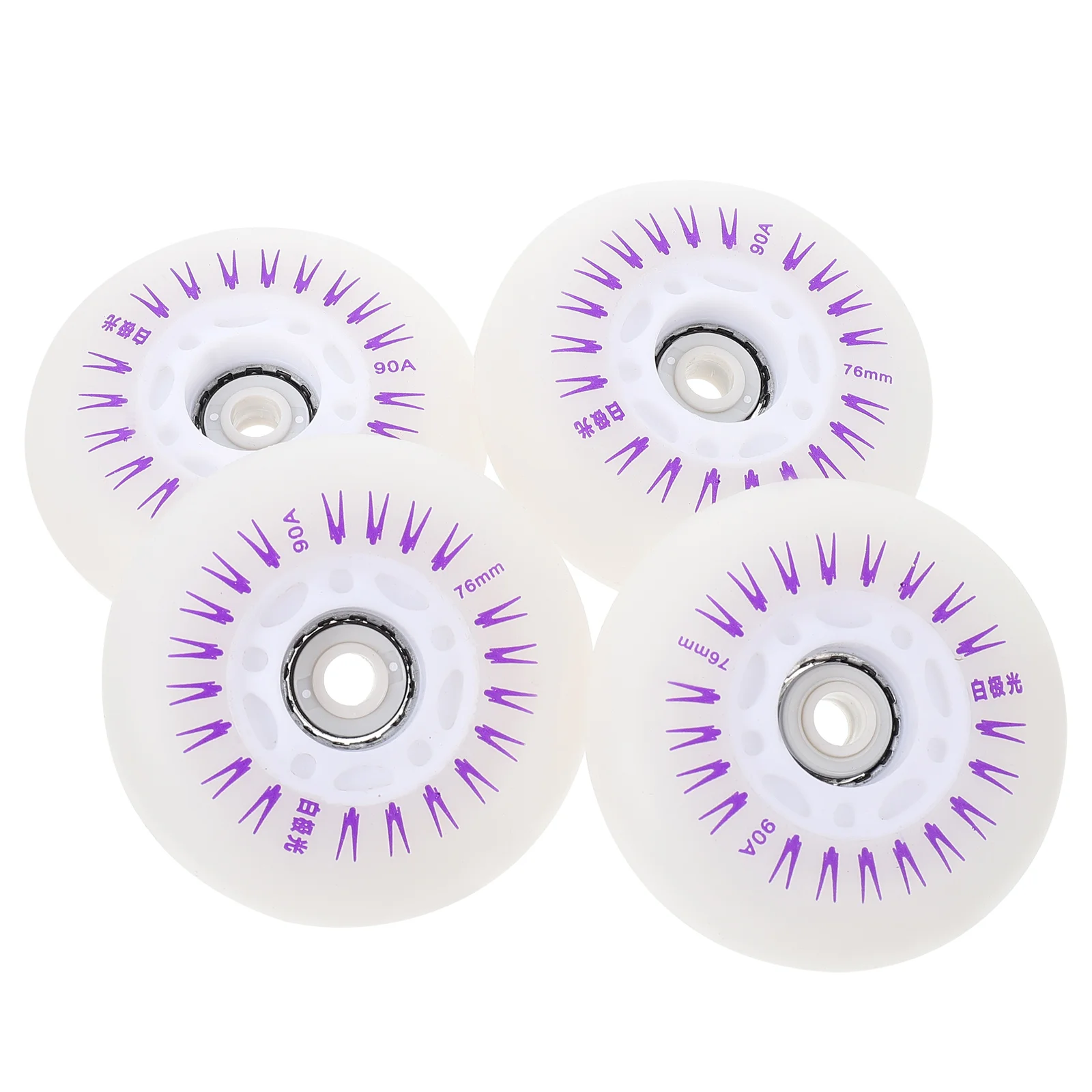 

4Pcs Wheel Shockproof Wheel Luminous Wheel Glowing Wheel Inline Skates Wheel for Skates Children Kids