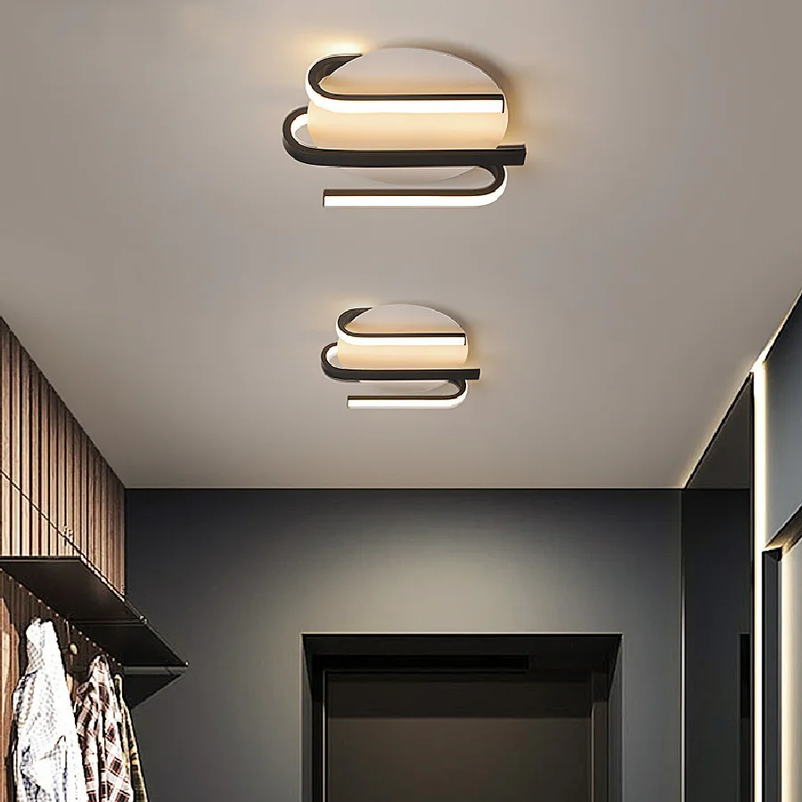 

Nordic LED Lights for Bedroom Bedside Wall Sconce Simple Modern Study Kitchen Living Room Ceiling Lamp Aisle Corridor Lighting