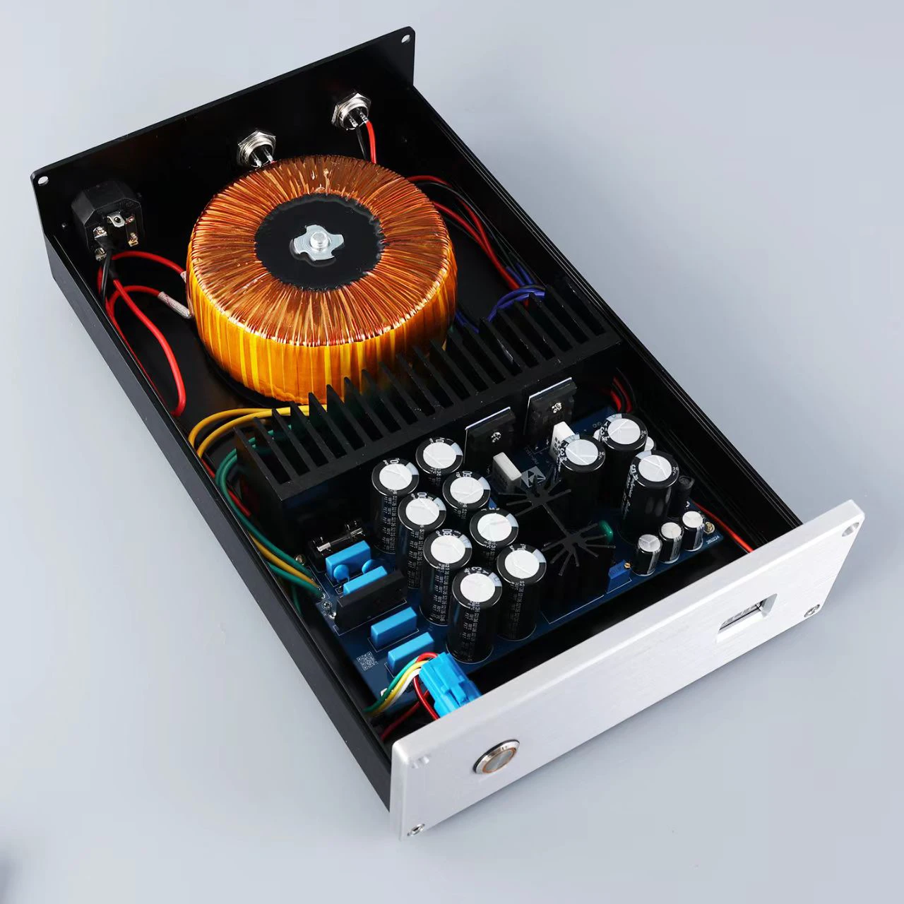 Фото Линейный блок питания HiFi Audio 200 Вт, регулируемый, для NAS, HDD-корпусов, роутеров, герметичный, с трансформатором, из чистой меди №4