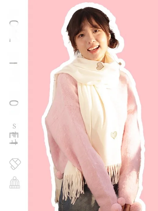 Подарок на день рождения для девочек подруги практичный высококачественный шарф