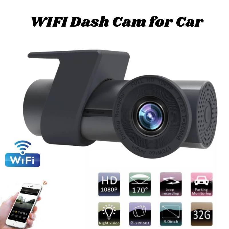 

Видеорегистратор автомобильный, Wi-Fi, 1080P HD ADAS