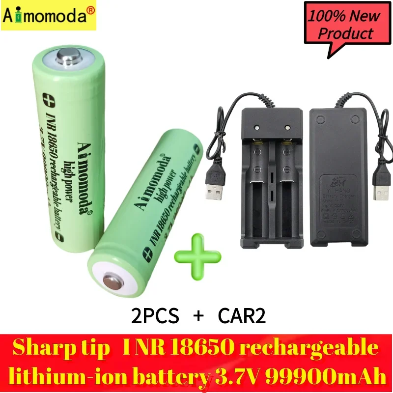100% новый продукт выступающий INR18650B литий-ионный аккумулятор 3 7 В 99900 мАч большая