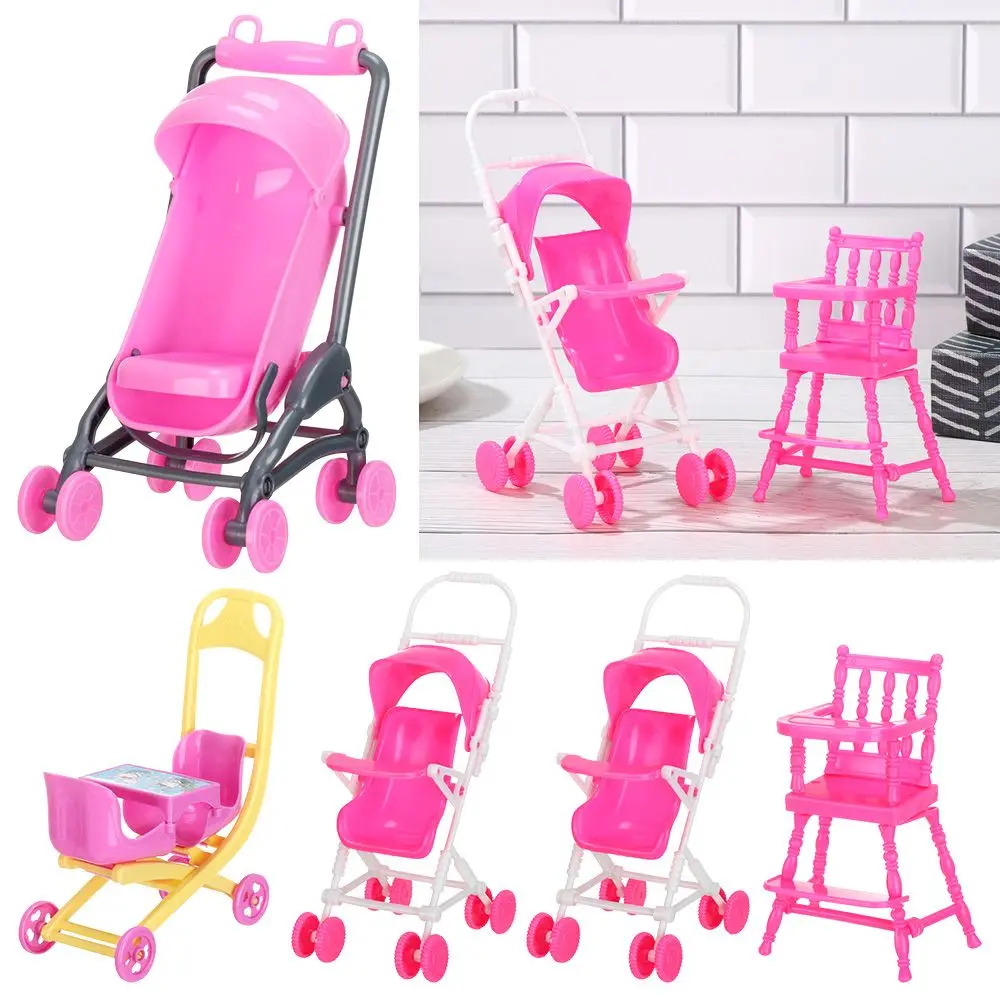 

Photo Props Scene Model Playing House Infant Carts Dolls Accessories Miniature Baby Stroller Dollhouse Furniture