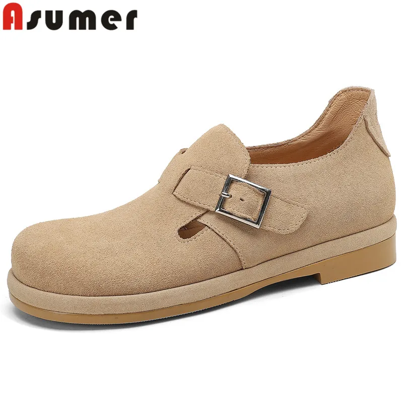 

ASUMER 2023 Новинка, высокое качество, детская обувь, женские туфли Мэри Джейн, туфли-лодочки, обувь на толстом высоком каблуке