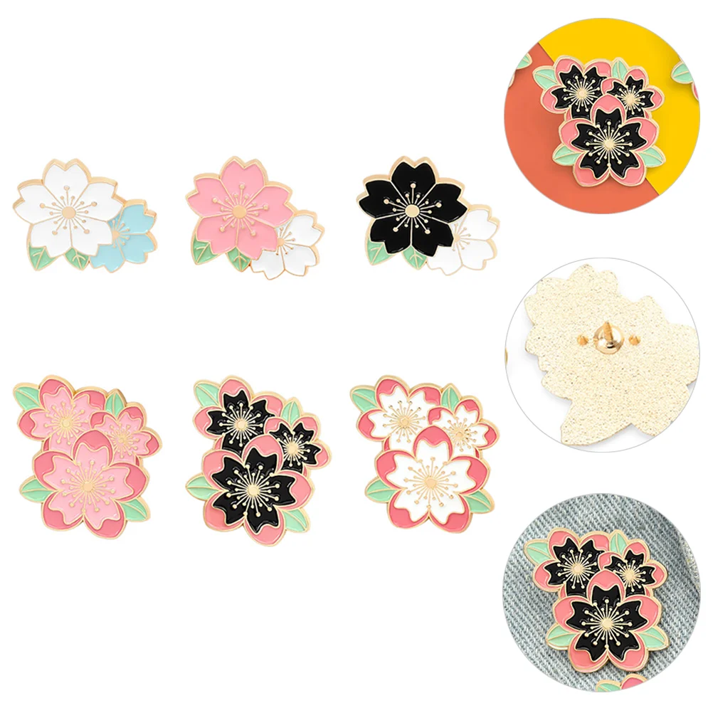 

Pin Brooch Cherryenamel Flower Lapel Breastpinkawaii Cute Brooches Clothes Backpacks Fixingalloydecor Decorative Corsage Jackets