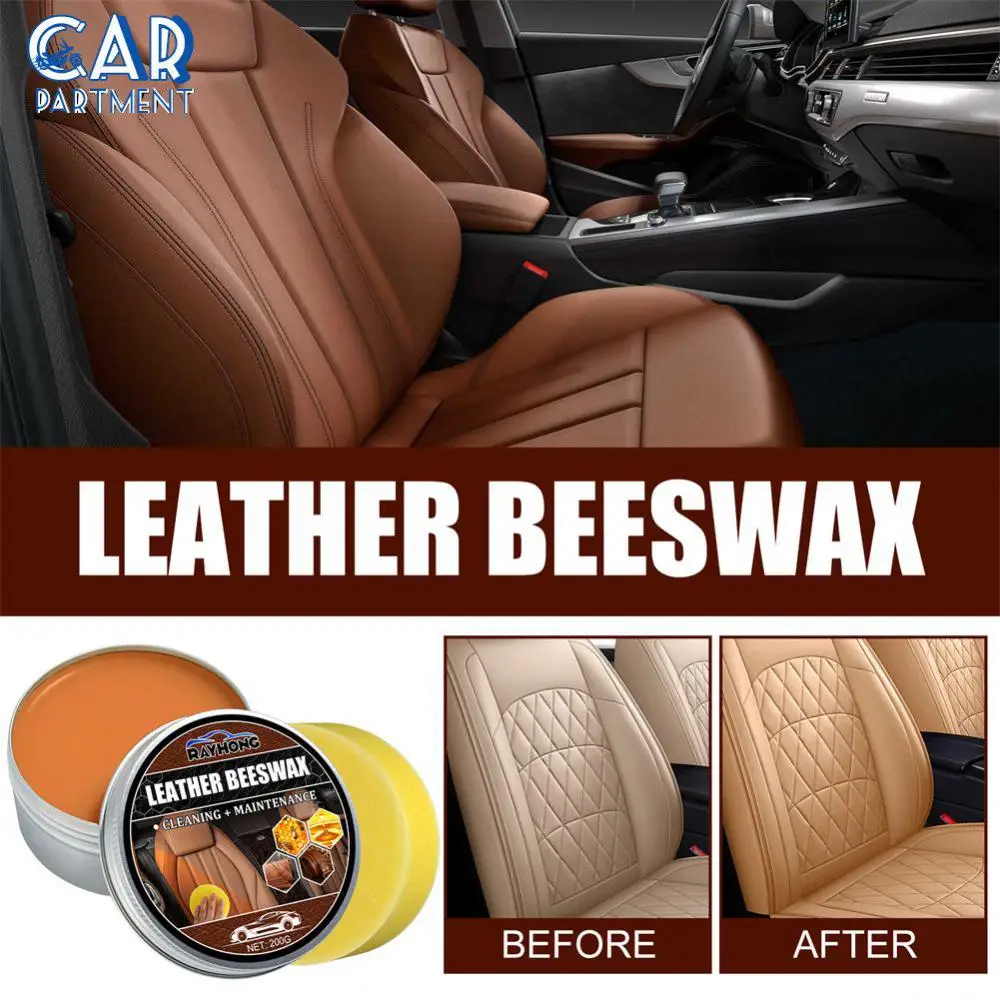 

Water Proof Car Seat Leather Bag Decontamination No Residue Universal Brightening Car Maintenance Wax Multifunctional Cleaning