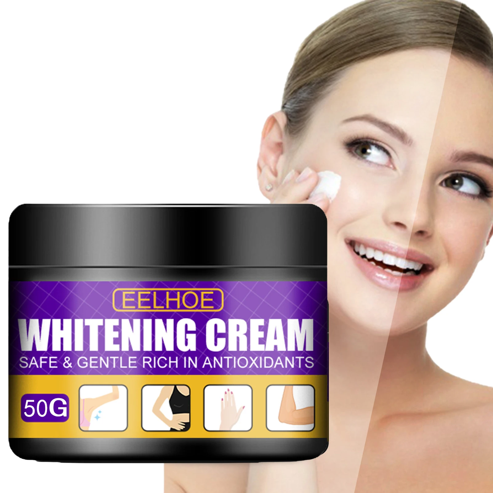 

Whitening Cream Underarm Whitening Cream For Women Skin Bleach Sensitive Spots For Women Dark Inner Thig And Privates 50g