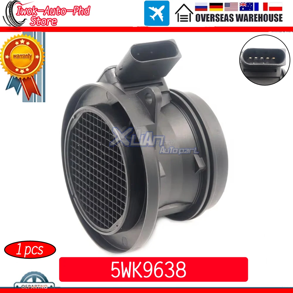 

5WK9638 Датчик Массового Расхода Воздуха MAF Для Mercedes Benz W204 W211 W212 C230 W203 S203 A2710940248 Термопиезоэлектричес...
