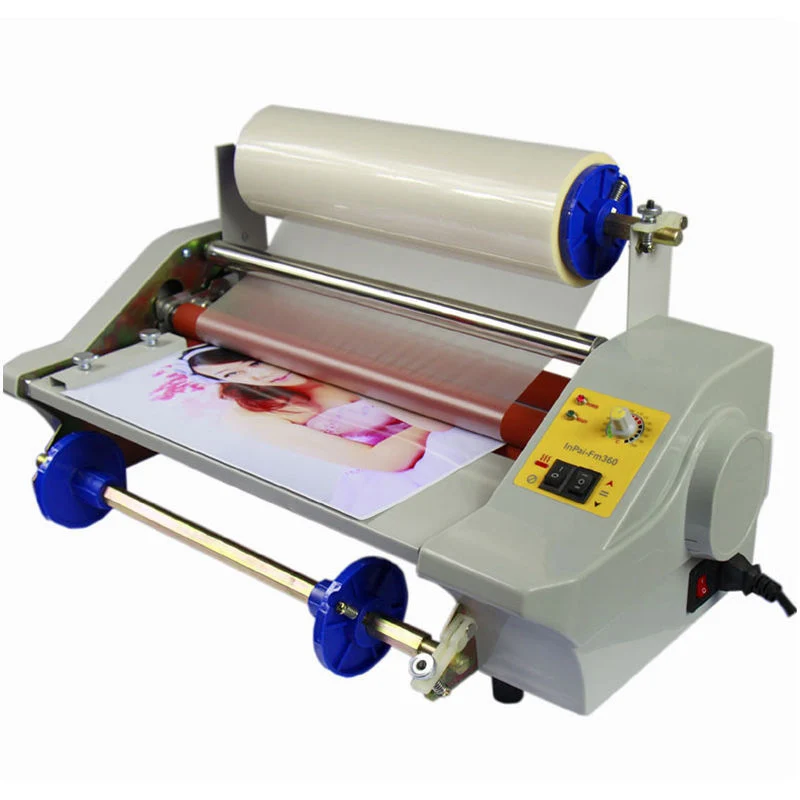 A3 Paper Laminating Machine,Cold Roll Laminator ,Four Rollers,Worker Card,Office File Laminator FM360 110v/220v 1PC