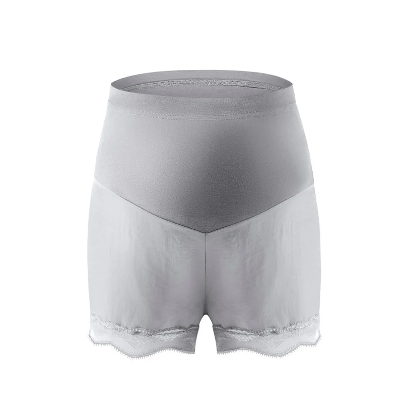 Womens Shorts Striped Loose Maternity Stretchy High Waist Shorts Pants Pregnancy Pocket Loose Hot Pants Summer Beach Shorts enlarge