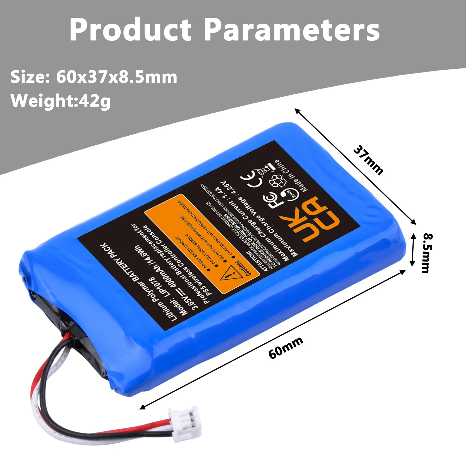 Аккумулятор LIP1708 PS5 на 4000 мА · ч для игрового контроллера Sony PlayStation 5 DualSense