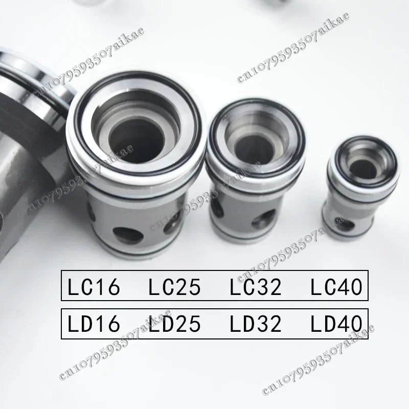 Вставка двуходового логического клапана Гидравлические фитинги LCV/LD 16 25 32 40