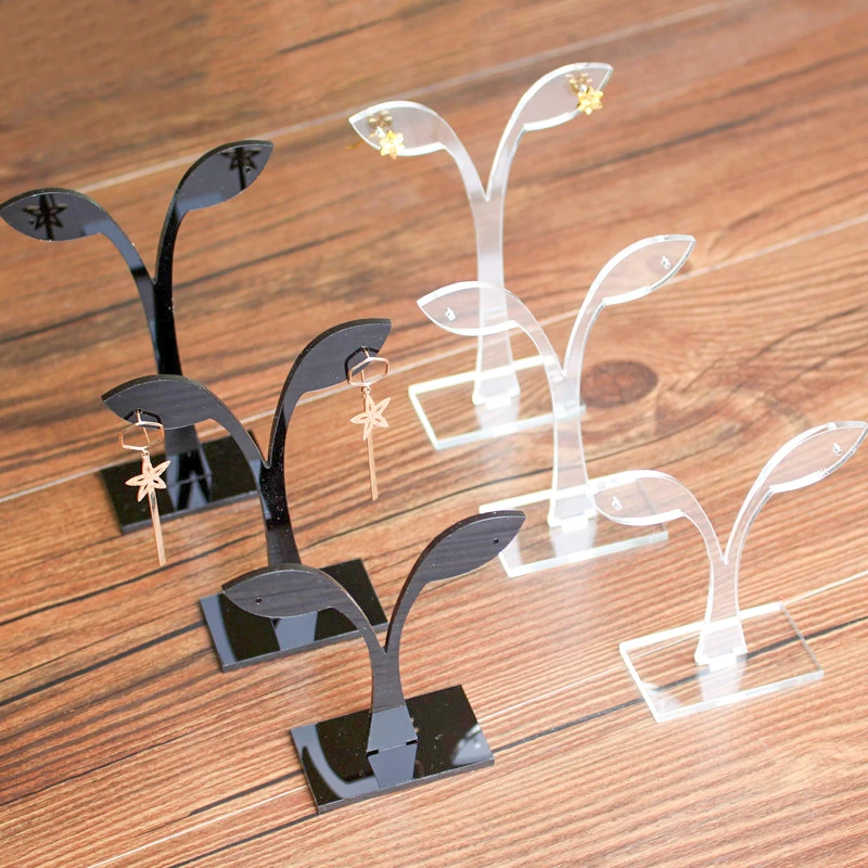 

New Black And White Acrylic Jewellery Display Stand Stud Earring Jewellery Display Stand Storage Stand