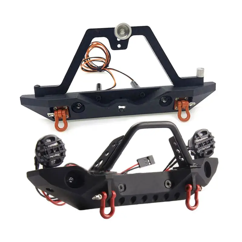 

Aluminum Front Rear Bumpers RC Crawler Decor for 1/10 RC Crawler