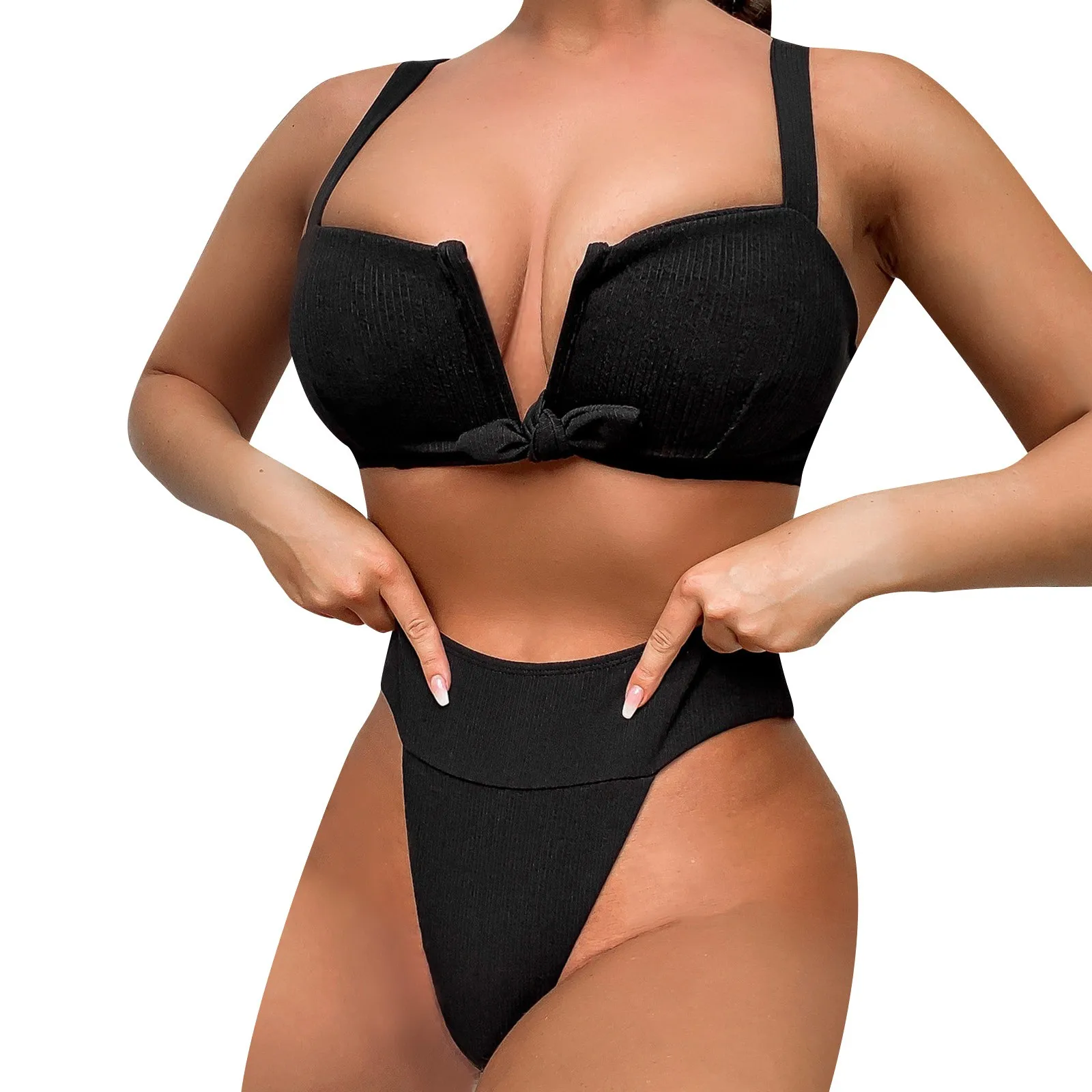 

Woman Sexy Underwear Longline Bra Floral Lace Push Up Padded Bra Disposable Bikini Panties