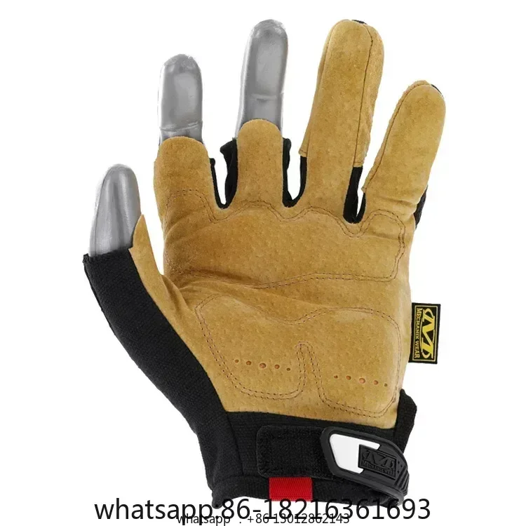 Фото Супертактические кожаные перчатки Super Technician Leather Framer's: гибкие, защитные и износостойкие тактические перчатки для мужчин. №1