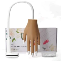silicone acrylic hands for nail training practice prosthetic hand practice finger