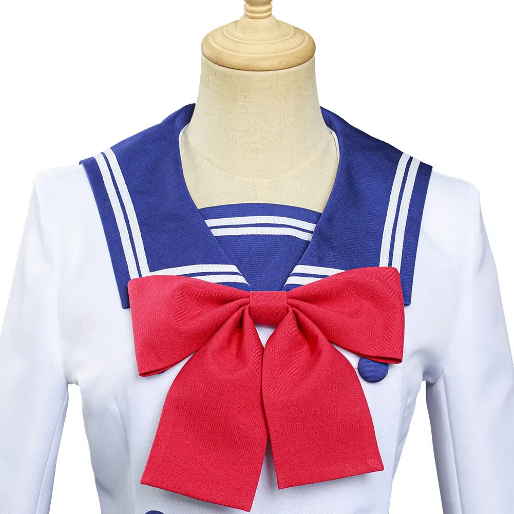 Animetenkuu Shinpan/Hoogbouw Invasie-Honjou Yuri Косплей Kostuum Jurk Одежда