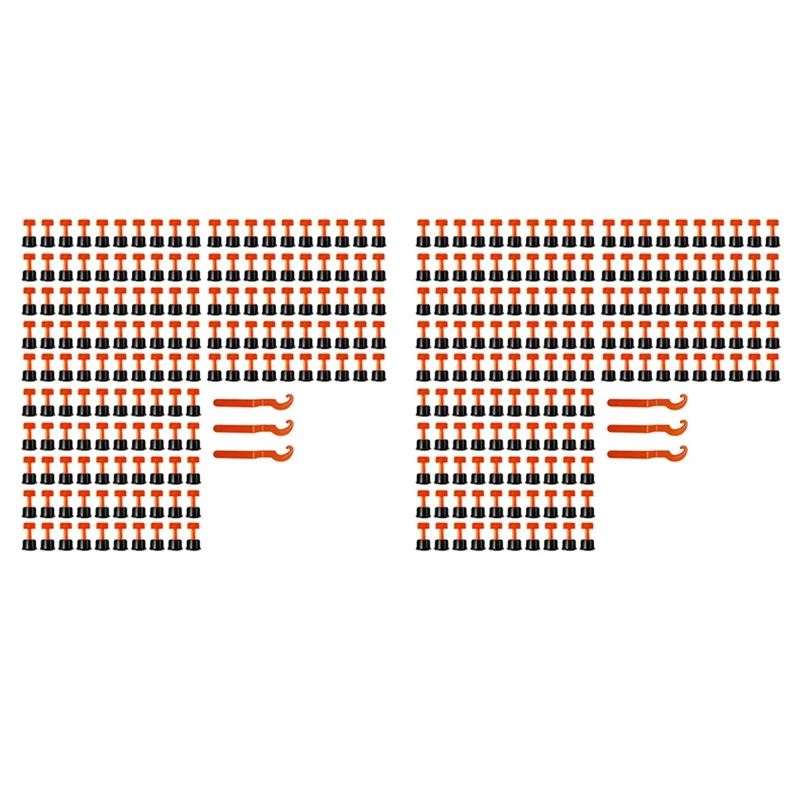 

300 PCS Tile Leveling System Toolkit Level Wedges Alignment Spacers For Leveler Locator Spacers Plier Flat Ceramic Floor