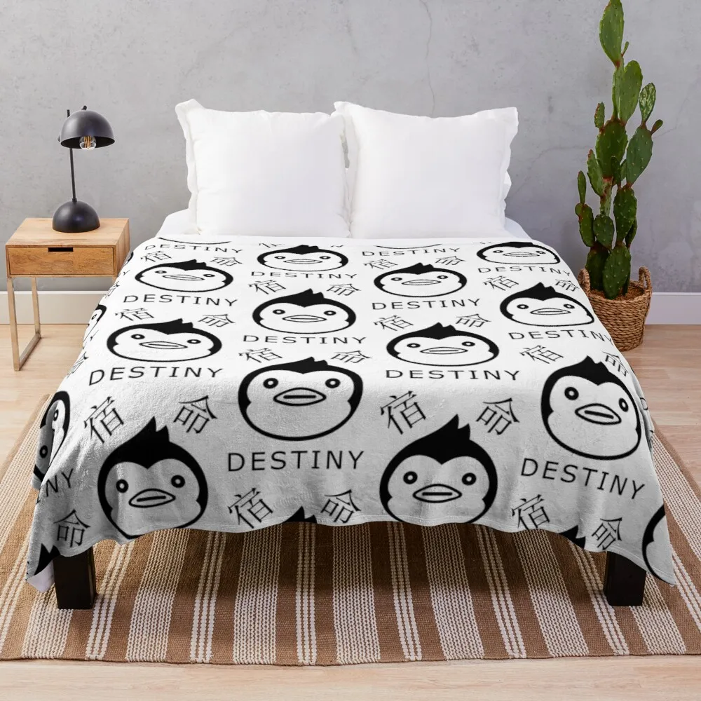 

Penguindrum Logo Throw Blanket Sofa Blankets