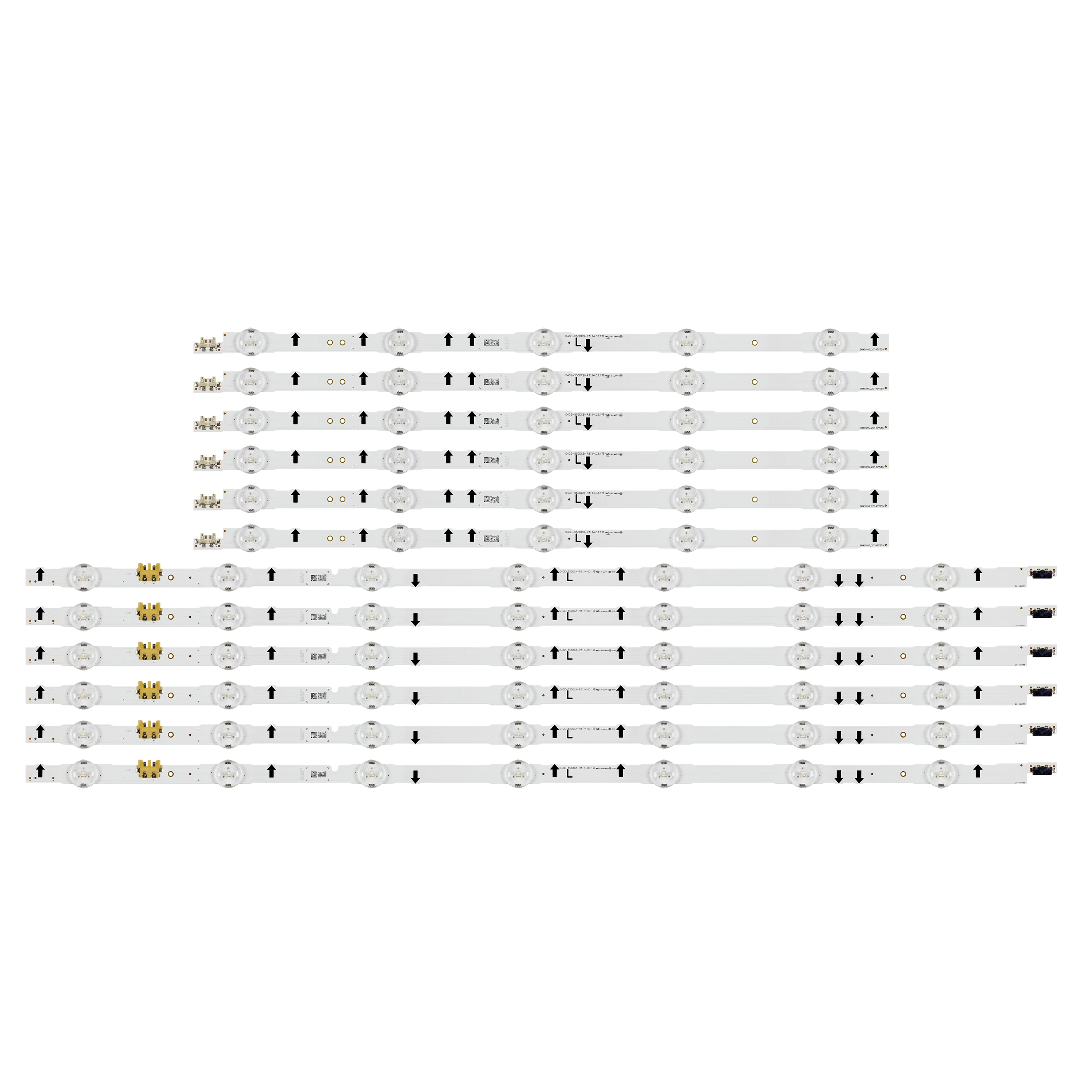 12 шт. светодиодный ная подсветка 2014SVS55 D4GE-550DCA-R3 D4GE-550DCB-R3 для UE55H5500 UE55J5670 UE55H6200 UE55J6202 UE55H6350 UE55H6400