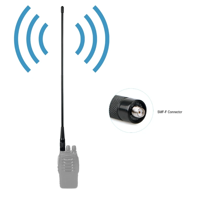 

SMA-Female Dual-Band 144/430Mhz Antenna for Walkie-Talkie H-777,RT-5R,RT-B6,RT-5RV,888s Two Way Radio Transceiver E8BE