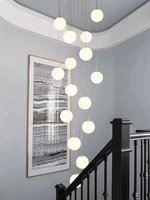 stair long chandelier villa rotating loft apartment living room stairwell lamp duplex building large staircase lamp chandelier
